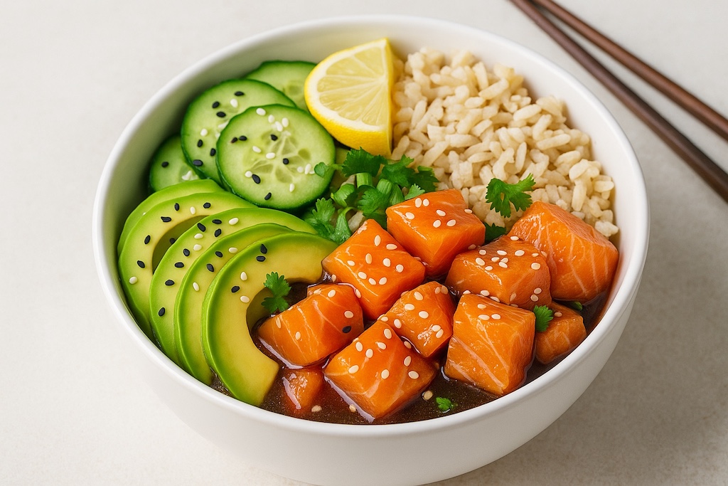 Poke Bowl Saumon Avocat